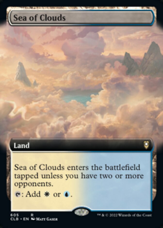 Sea of Clouds (Extended Art) [Commander Legends: Battle for Baldur's Gate] | Tacoma Games