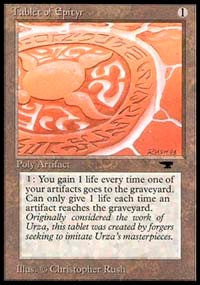 Tablet of Epityr [Antiquities] | Tacoma Games