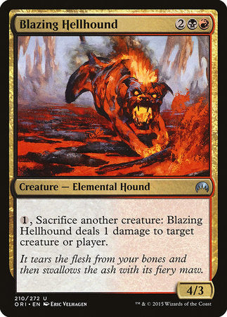 Blazing Hellhound [Magic Origins] | Tacoma Games