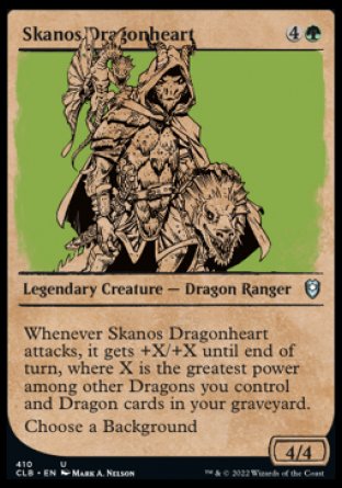 Skanos Dragonheart (Showcase) [Commander Legends: Battle for Baldur's Gate] | Tacoma Games