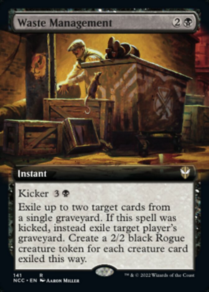 Waste Management (Extended Art) [Streets of New Capenna Commander] | Tacoma Games