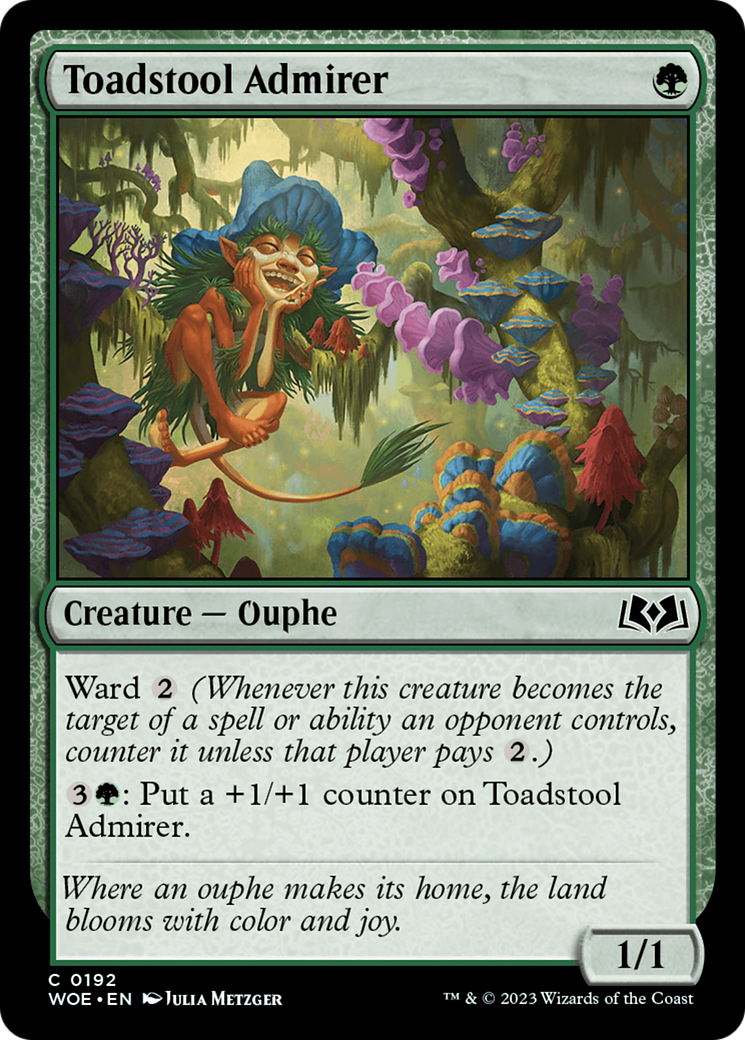 Toadstool Admirer [Wilds of Eldraine] | Tacoma Games