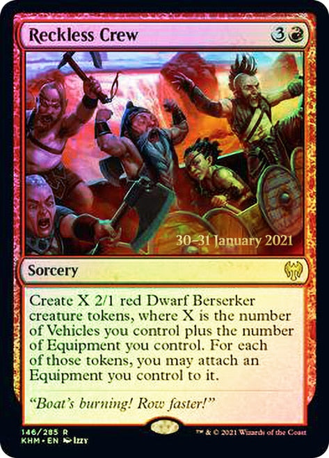 Reckless Crew  [Kaldheim Prerelease Promos] | Tacoma Games