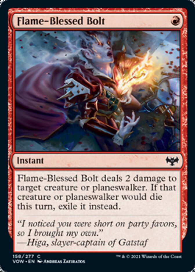Flame-Blessed Bolt [Innistrad: Crimson Vow] | Tacoma Games