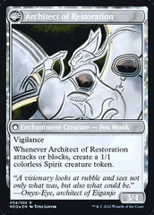 The Restoration of Eiganjo // Architect of Restoration [Kamigawa: Neon Dynasty Prerelease Promos] | Tacoma Games