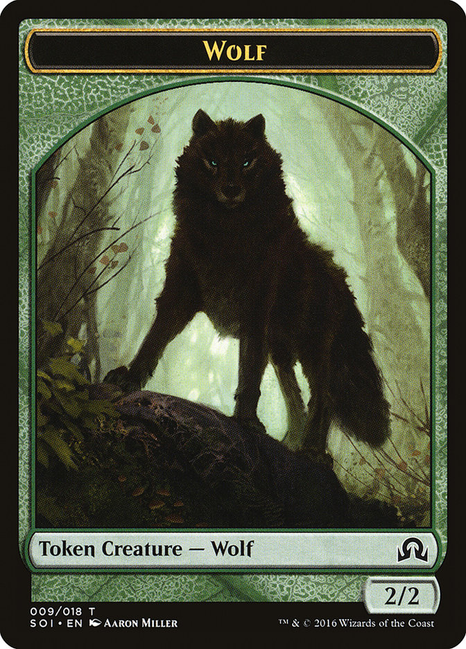 Wolf [Shadows over Innistrad Tokens] | Tacoma Games