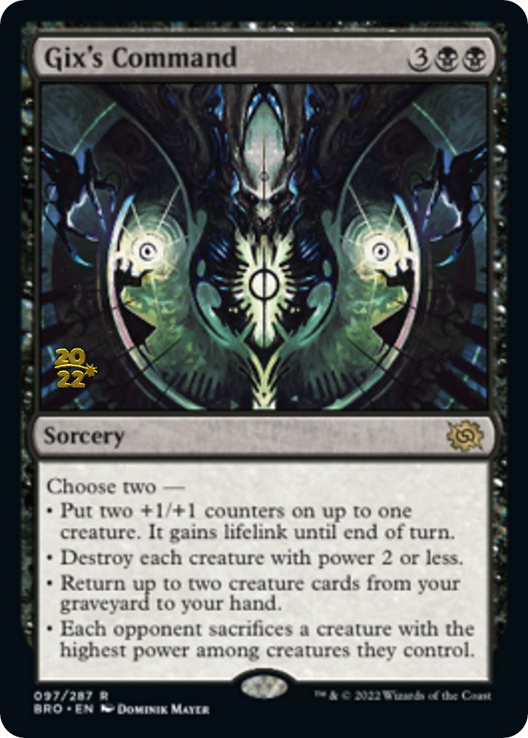 Gix's Command [The Brothers' War: Prerelease Promos] | Tacoma Games