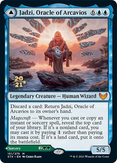 Jadzi, Oracle of Arcavios // Journey to the Oracle [Strixhaven: School of Mages Prerelease Promos] | Tacoma Games