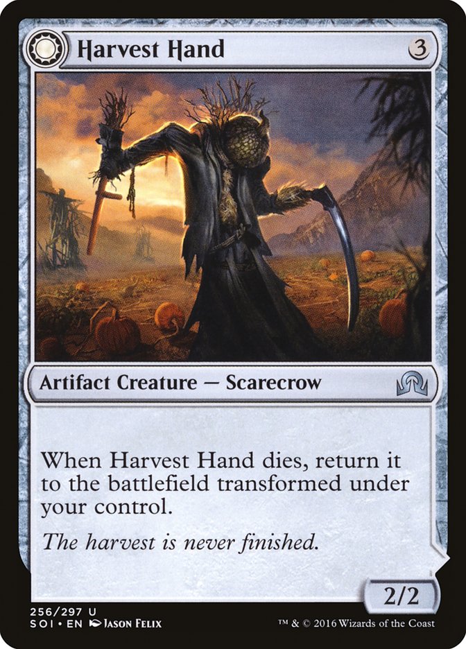 Harvest Hand // Scrounged Scythe [Shadows over Innistrad] | Tacoma Games
