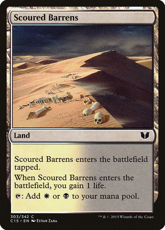 Scoured Barrens [Commander 2015] | Tacoma Games