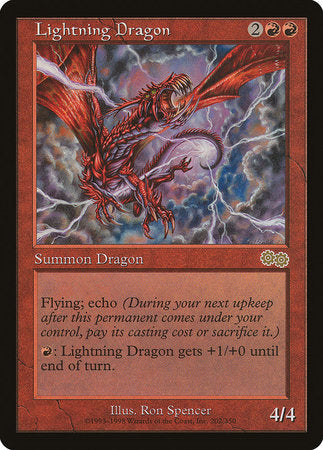 Lightning Dragon [Urza's Saga] | Tacoma Games