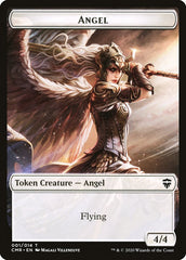 Angel // Salamander Warrior Token [Commander Legends Tokens] | Tacoma Games