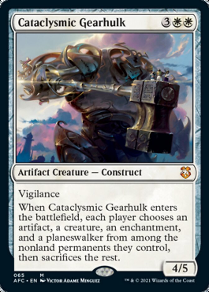 Cataclysmic Gearhulk [Dungeons & Dragons: Adventures in the Forgotten Realms Commander] | Tacoma Games