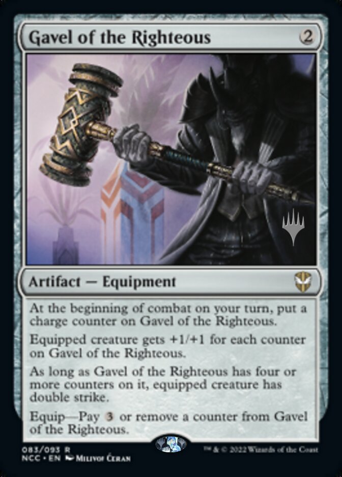 Gavel of the Righteous (Promo Pack) [Streets of New Capenna Commander Promos] | Tacoma Games