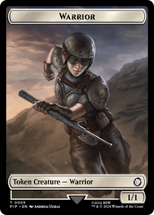 Soldier (0010) // Warrior Double-Sided Token [Fallout Tokens] | Tacoma Games