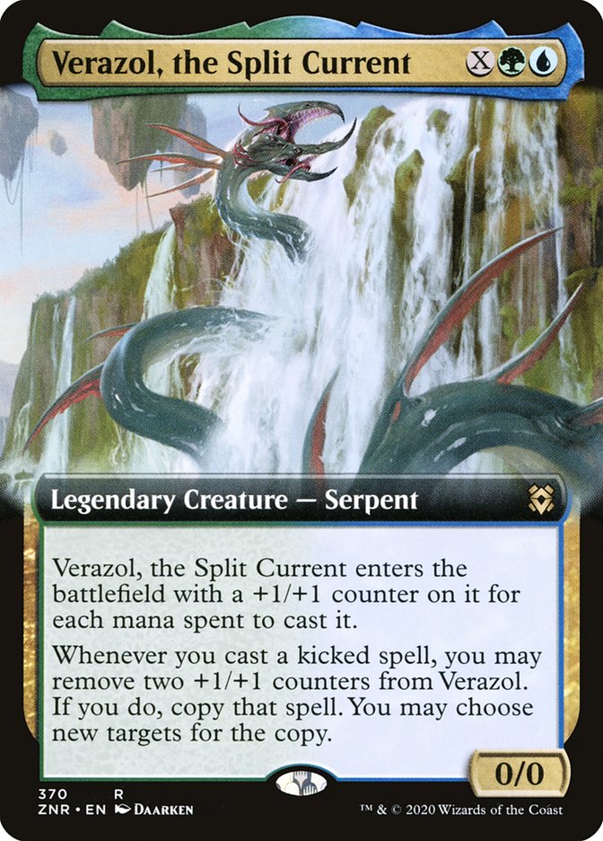 Verazol, the Split Current (Extended Art) [Zendikar Rising] | Tacoma Games