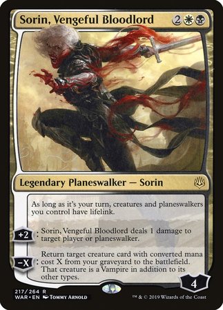 Sorin, Vengeful Bloodlord [War of the Spark] | Tacoma Games