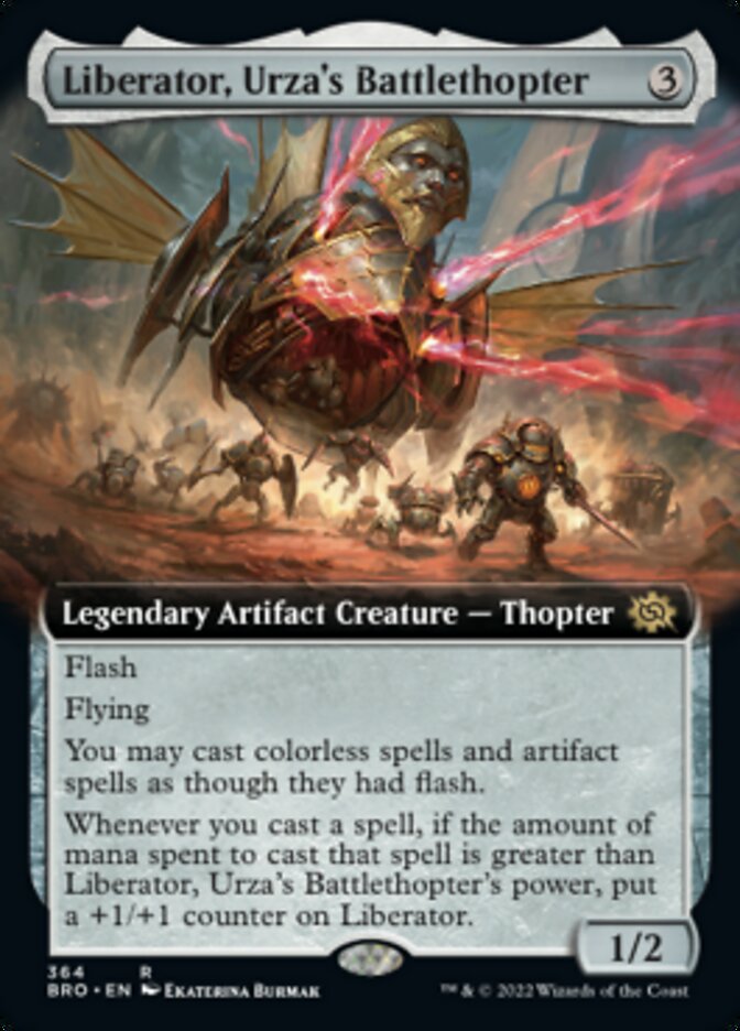 Liberator, Urza's Battlethopter (Extended Art) [The Brothers' War] | Tacoma Games