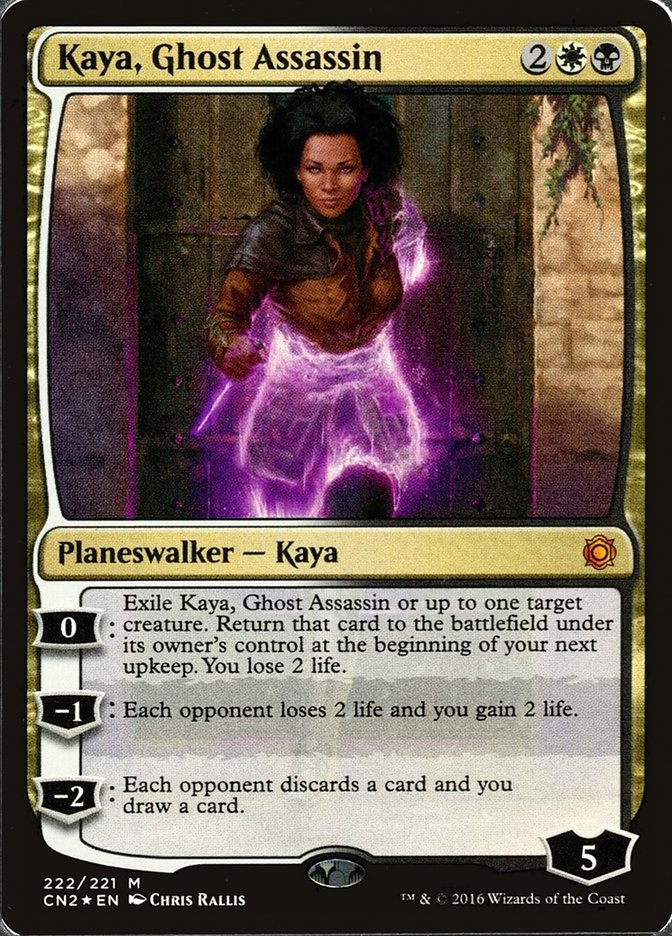 Kaya, Ghost Assassin (222/221) [Conspiracy: Take the Crown] | Tacoma Games