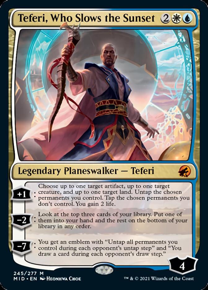 Teferi, Who Slows the Sunset [Innistrad: Midnight Hunt] | Tacoma Games