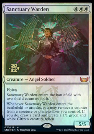 Sanctuary Warden [Streets of New Capenna Prerelease Promos] | Tacoma Games