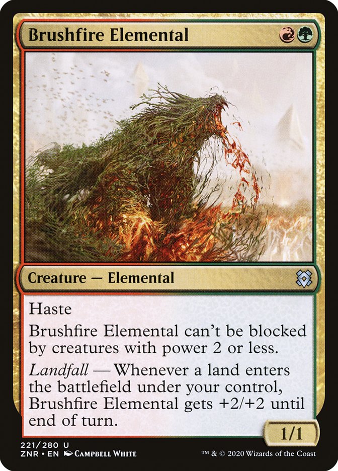 Brushfire Elemental [Zendikar Rising] | Tacoma Games