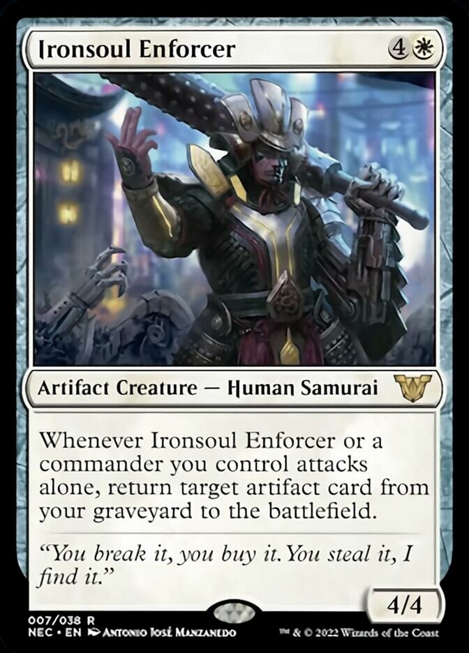 Ironsoul Enforcer [Kamigawa: Neon Dynasty Commander] | Tacoma Games