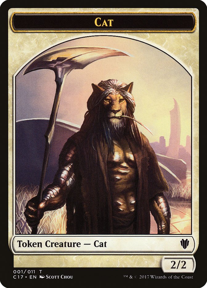 Cat Token [Commander 2017 Tokens] | Tacoma Games