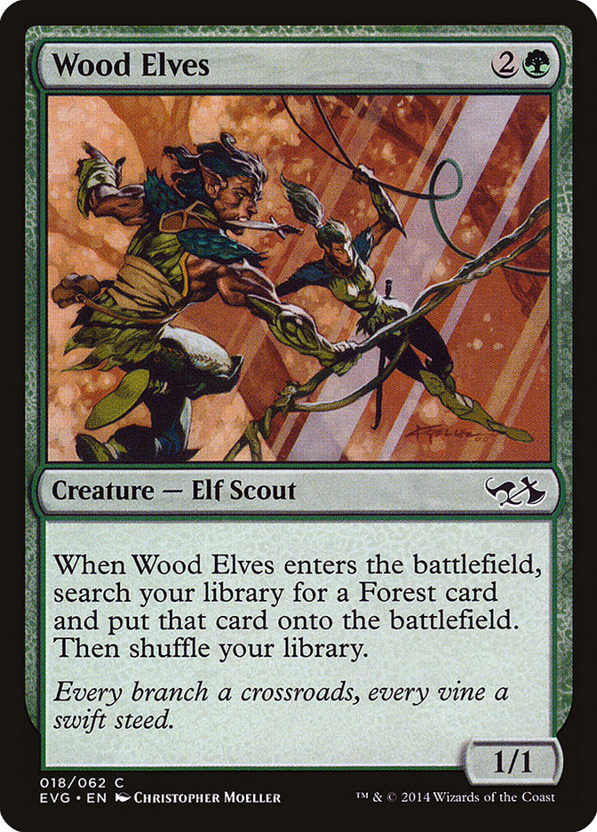 Wood Elves (Elves vs. Goblins) [Duel Decks Anthology] | Tacoma Games