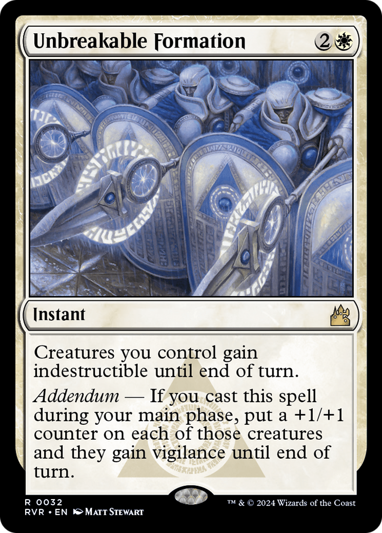 Unbreakable Formation [Ravnica Remastered] | Tacoma Games