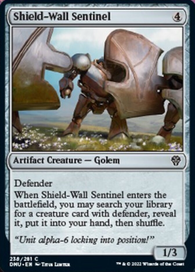 Shield-Wall Sentinel [Dominaria United] | Tacoma Games