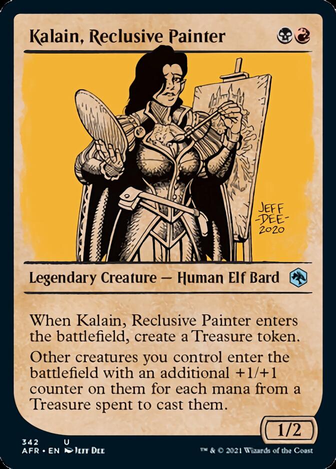 Kalain, Reclusive Painter (Showcase) [Dungeons & Dragons: Adventures in the Forgotten Realms] | Tacoma Games