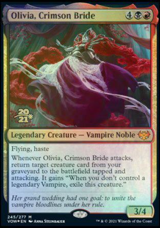 Olivia, Crimson Bride [Innistrad: Crimson Vow Prerelease Promos] | Tacoma Games