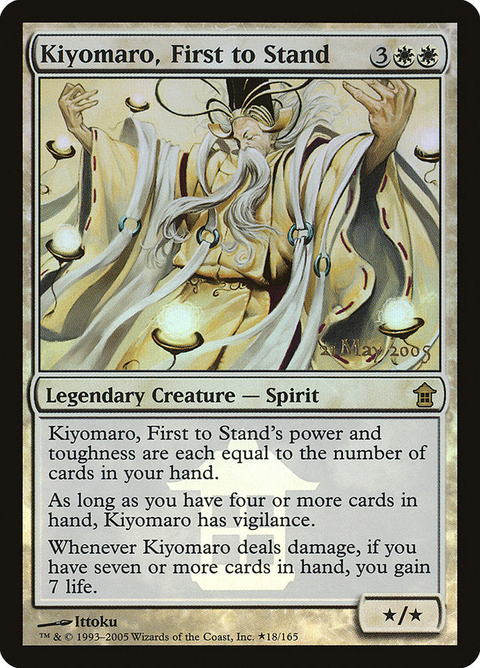 Kiyomaro, First to Stand [Saviors of Kamigawa Promos] | Tacoma Games