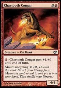 Chartooth Cougar [Duel Decks: Jace vs. Chandra] | Tacoma Games