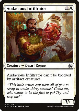 Audacious Infiltrator [Aether Revolt] | Tacoma Games