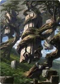 Forest 2 Art Card [Zendikar Rising Art Series] | Tacoma Games