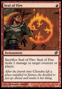 Seal of Fire [Duel Decks: Jace vs. Chandra] | Tacoma Games