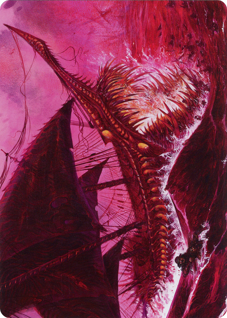Marauding Dreadship Art Card [March of the Machine Art Series] | Tacoma Games