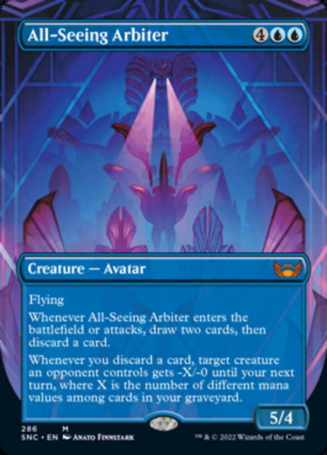 All-Seeing Arbiter (Borderless Alternate Art) [Streets of New Capenna] | Tacoma Games