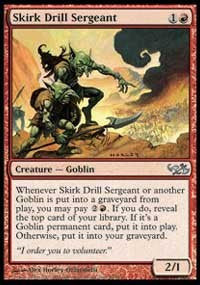 Skirk Drill Sergeant [Duel Decks: Elves vs. Goblins] | Tacoma Games