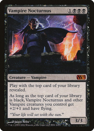 Vampire Nocturnus [Duels of the Planeswalkers Promos 2012] | Tacoma Games