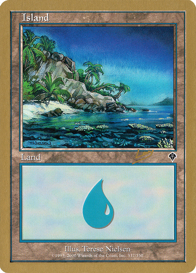 Island (rl337a) (Raphael Levy) [World Championship Decks 2002] | Tacoma Games