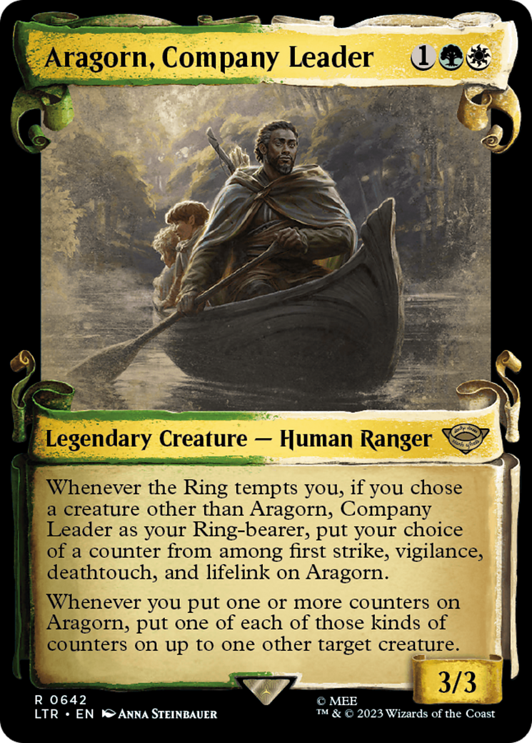 Aragorn, Company Leader [The Lord of the Rings: Tales of Middle-Earth Showcase Scrolls] | Tacoma Games
