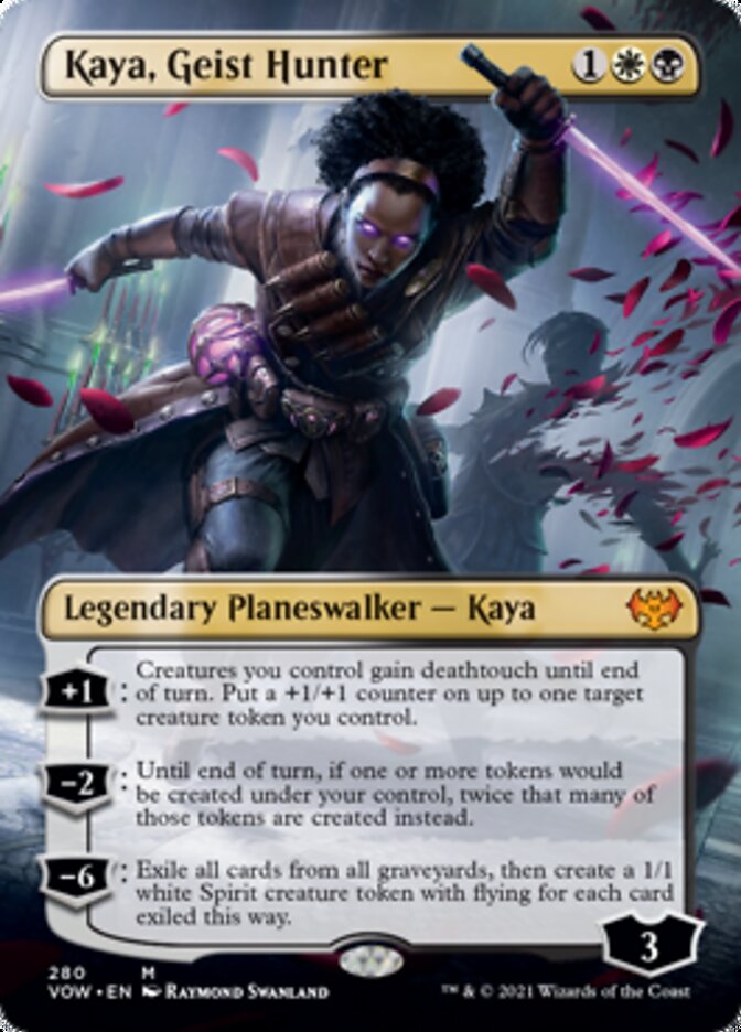 Kaya, Geist Hunter (Borderless) [Innistrad: Crimson Vow] | Tacoma Games