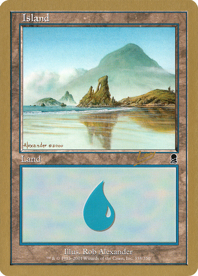 Island (rl338) (Raphael Levy) [World Championship Decks 2002] | Tacoma Games