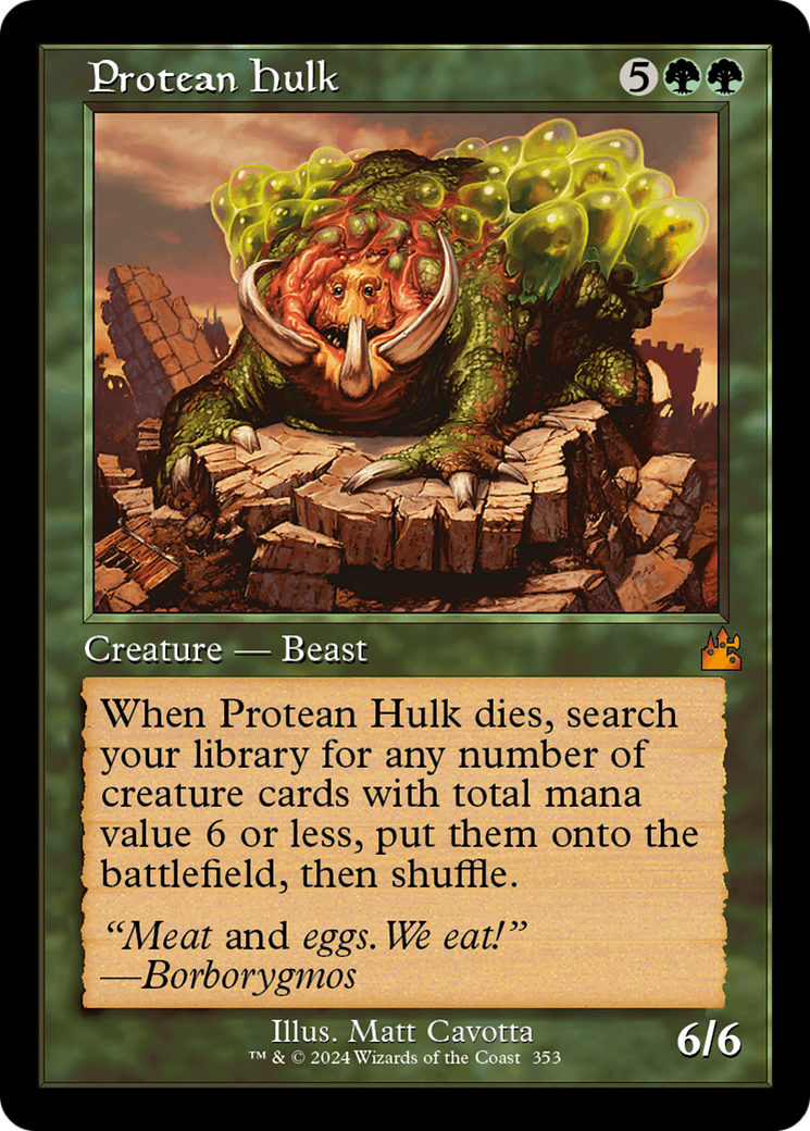 Protean Hulk (Retro Frame) [Ravnica Remastered] | Tacoma Games