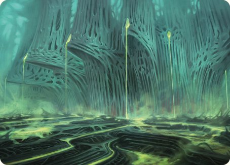 Swamp Art Card [Phyrexia: All Will Be One Art Series] | Tacoma Games