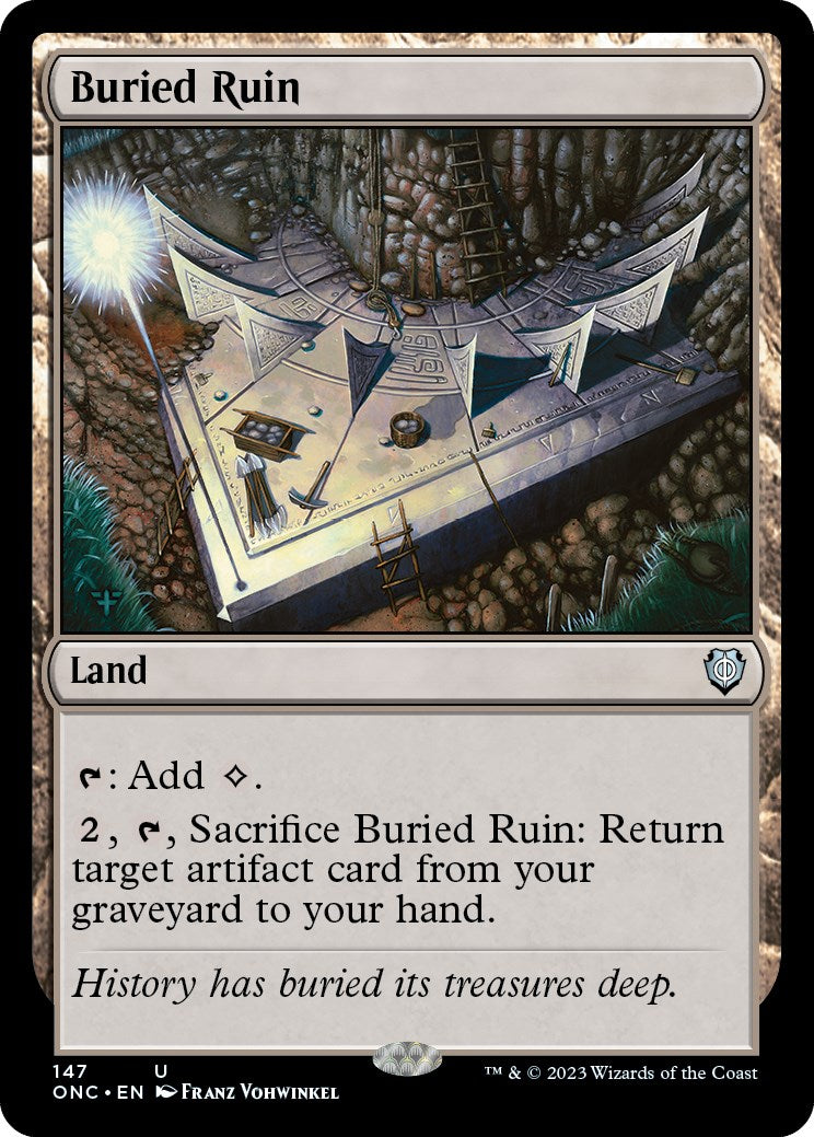 Buried Ruin [Phyrexia: All Will Be One Commander] | Tacoma Games