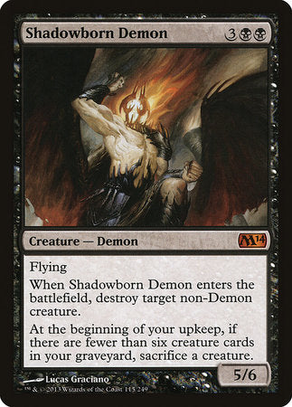 Shadowborn Demon [Magic 2014] | Tacoma Games